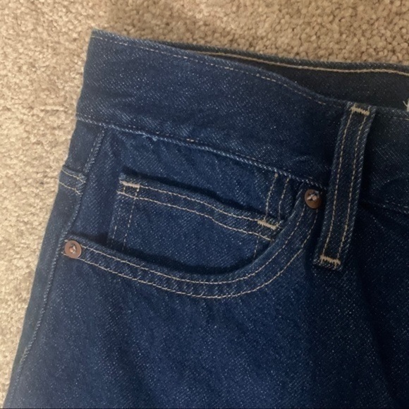 Madewell Rigid Denim Straight Skirt Size 27 - Picture 4 of 9
